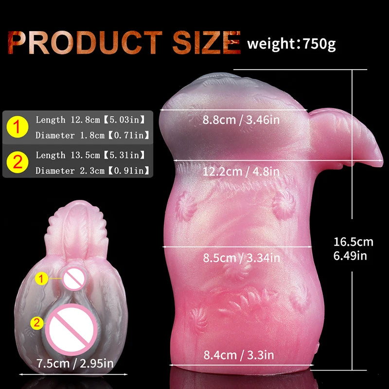 16.5*7.5cm Lovely Rabbit Realistic Vagina Tail Pocket Pussy Anal Hole Male Masturbator Adult Sex Toys for Men Masturbation Cup