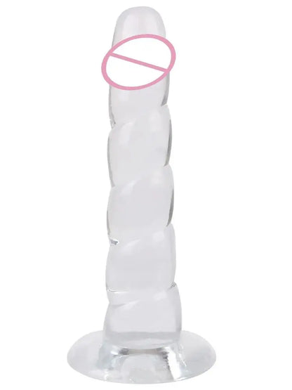 175mm Transparent Dildos for Women Vaginal G-spot Stimulator Anal Plug Artificial Penis Female Masturbator Suction Sex Toys 18