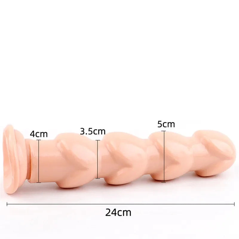 24CM Big Strong Suction Beads Dildo Butt Ball Anal Plug Toys for Women Men Adult Product Sex Shop