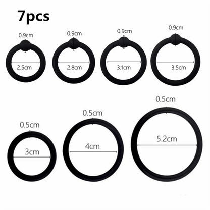 3/4pcs Penis Rings Sex Toys for Men Delay Ejaculation Cock Rings Dick Erection Silicone Male Chastity Adult Tools Sperm Trainer