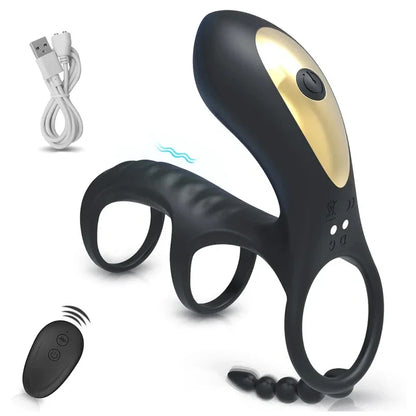 3 in 1 couple sucking vibrator with dual motor Cockring wireless cock ring adult sexy toys for men delay ejection penis