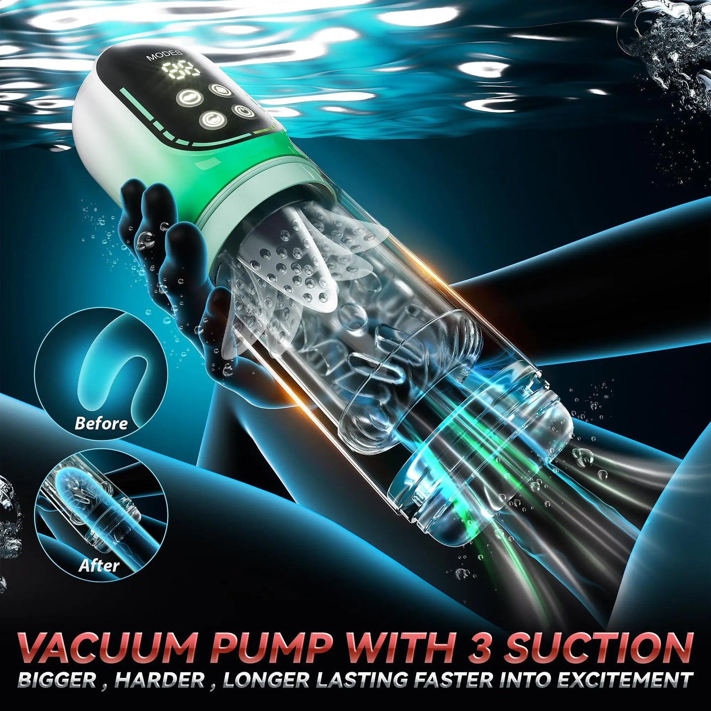 4in1 LCD Automatic Male Masturbator Thrusting Rotating Sucking Masturbation Cup Blowjob Penis Pump Pocket Pussy Sex Toys for Man