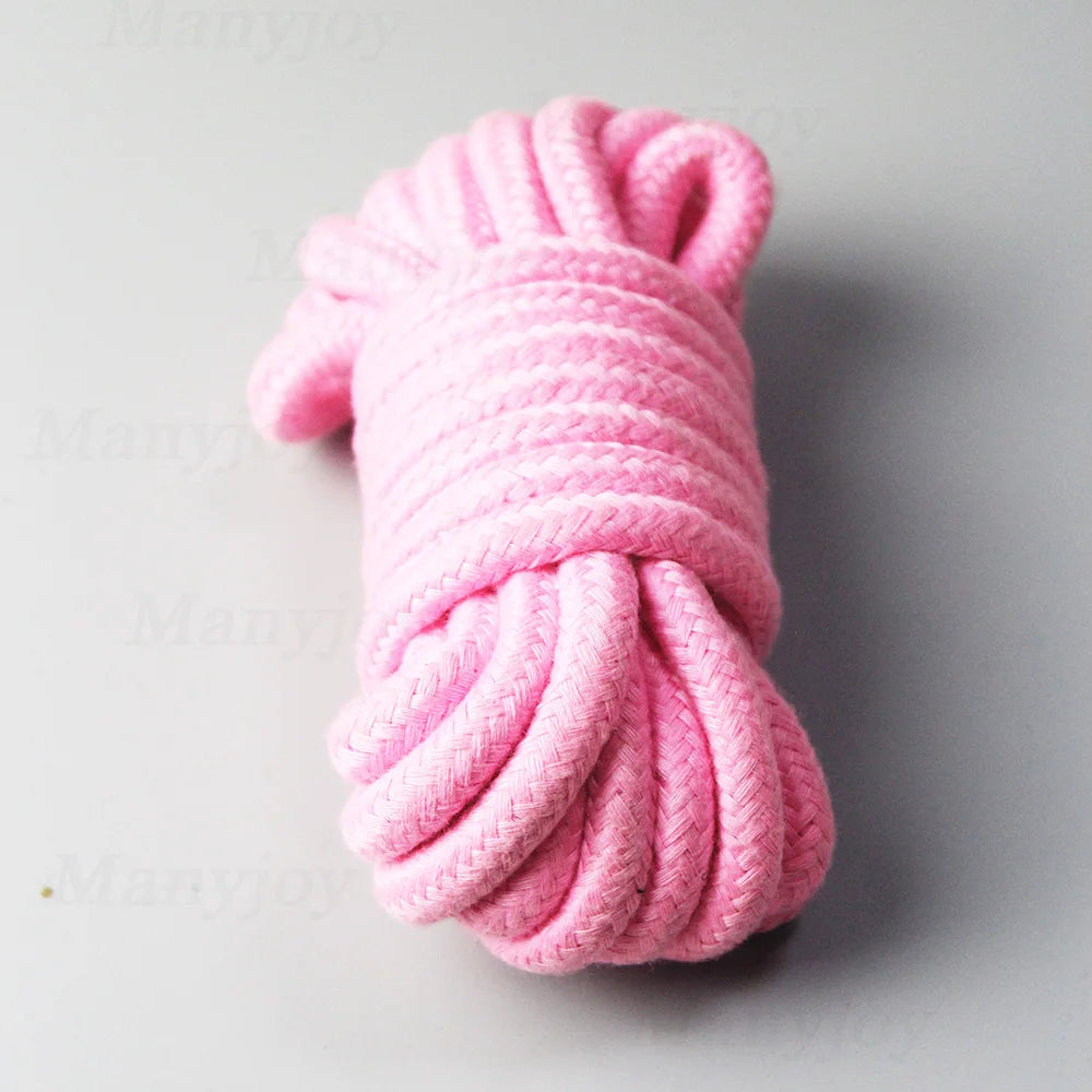 5m/10m Soft Cotton Rope Adult Femdom Sex Products BDSM Restraint Adult Game Binding System Role Playing Flirting Sex Toys Sexe