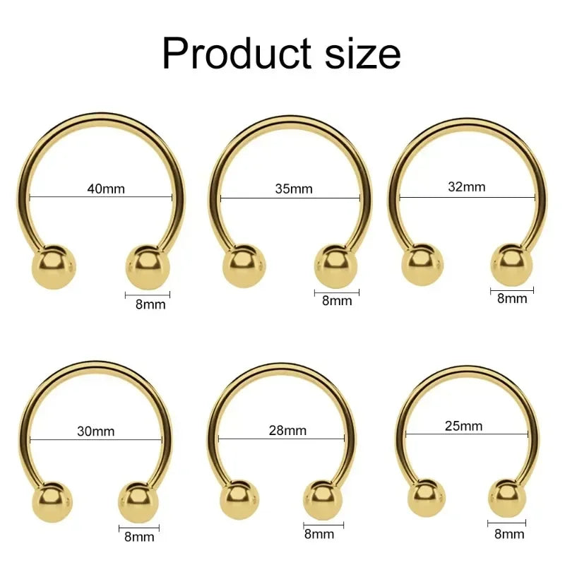 6 Size Small Stainless Steel Metal Penis Lock Cock Ring Set Male Erection Delay Time Penis Ring Bondage Sex Toy for Big Man