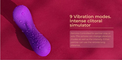 Vibrierendes Ei mit 9 Geschwindigkeiten, unsichtbares Sexspielzeug für Frauen, ferngesteuerter tragbarer Vibro-Ei-Vibrator mit 9 Vibrationsmodi für Paare 