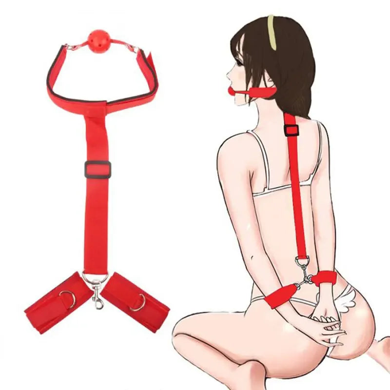 Adult Games Erotic Sex Toys For Woman Couples SM Fetish Slave BDSM Bondage Restraints Handcuffs Shackles Erotic Accessories