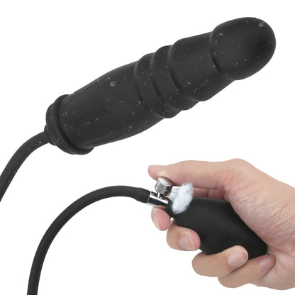 Anal Massage With Pump Expandable Butt Plug Inflatable Anal Dildo Plug Silicone Anal Dilator Sex Toys for Women Men