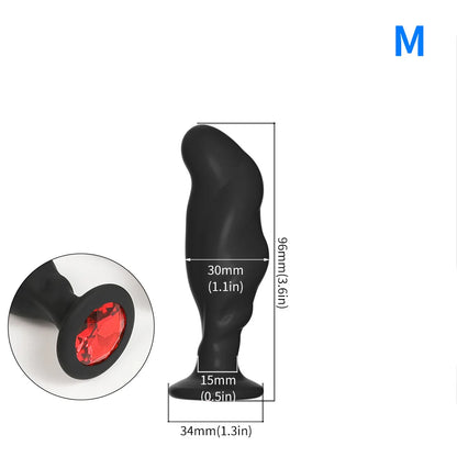 Analplug, Prostatamassage-Schmuck, Dildo, tiefer Buttplug, 18 Sexspielzeug für Frauen, Männer, Paare, Homosexuelle, erotische Sexspielzeuge 