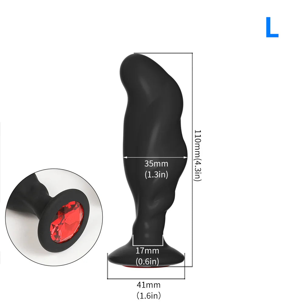 Analplug, Prostatamassage-Schmuck, Dildo, tiefer Buttplug, 18 Sexspielzeug für Frauen, Männer, Paare, Homosexuelle, erotische Sexspielzeuge 