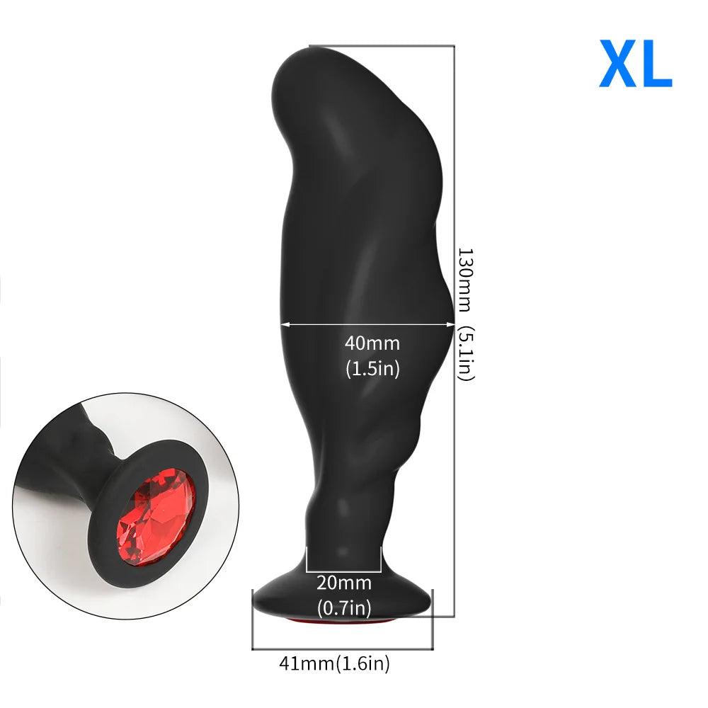 Analplug, Prostatamassage-Schmuck, Dildo, tiefer Buttplug, 18 Sexspielzeug für Frauen, Männer, Paare, Homosexuelle, erotische Sexspielzeuge 