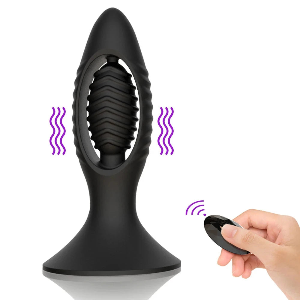 Analplug-Vibrator für Frauen, Sexspielzeug für Erwachsene, für Anfänger, Männer, Prostatamassagegerät, Paare, kabellose Steuerung, Buttplug, Masturbator, 18