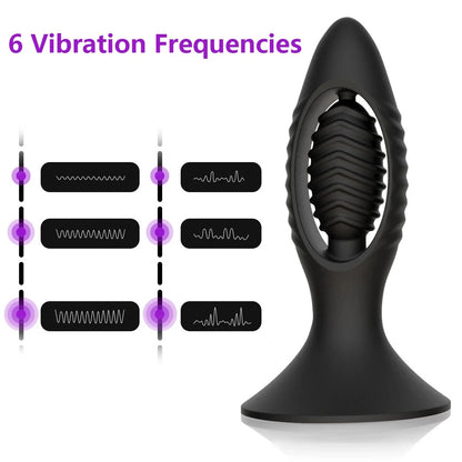 Analplug-Vibrator für Frauen, Sexspielzeug für Erwachsene, für Anfänger, Männer, Prostatamassagegerät, Paare, kabellose Steuerung, Buttplug, Masturbator, 18