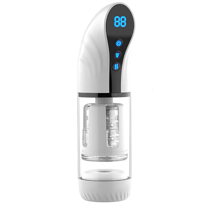 Automatic Male Masturbation Cup With Lcd Display 9 Thrusting Rotating Suction Masturbator Pocket Pussy Penis Stroker Sex Toy Men