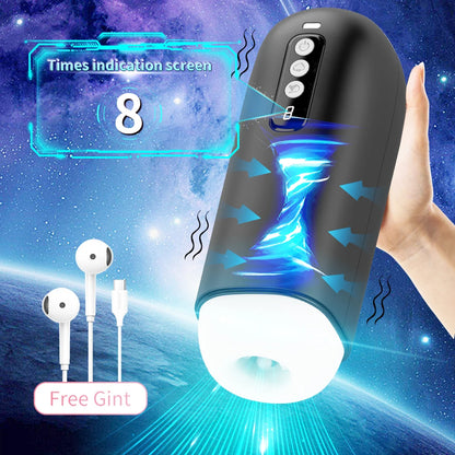 Automatic Male Masturbator Penis Blowjob Sucking Vibration Machine Vagina Pocket Pussy Masturbation Cup Adult Sex Toys for Men