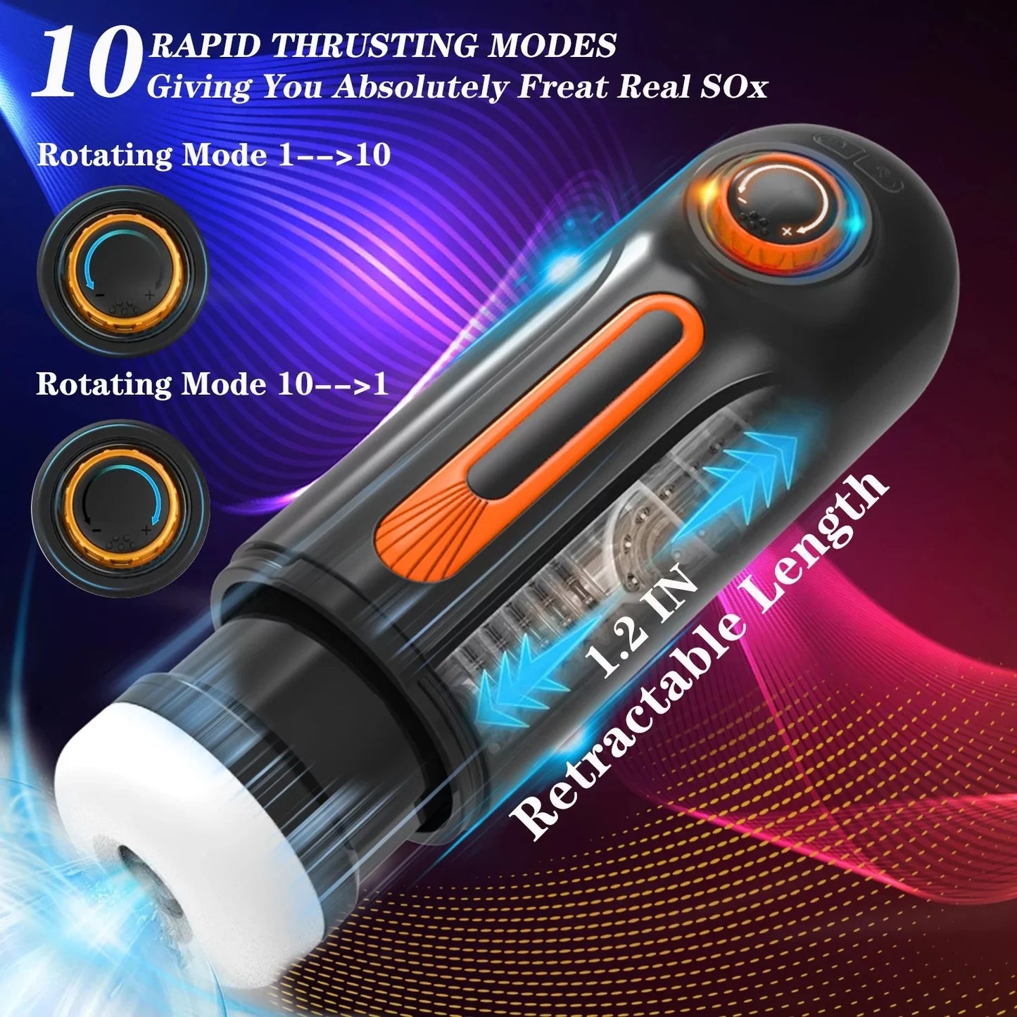 Automatic Thrusting Sucking Blowjob Cup Male Masturbator Real Tight Vaginal Heating Adult Sex Toy Climax Masturbator for Men