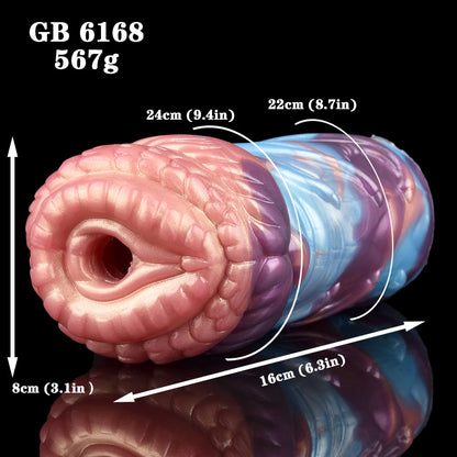 GEEBA Fantasy Dragon Male Masturbator Silicone Men Pussy Stroker Realistic Vaginal Sex Toys For Adult Onahole Penis Training