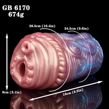 GEEBA Fantasy Dragon Male Masturbator Silicone Men Pussy Stroker Realistic Vaginal Sex Toys For Adult Onahole Penis Training