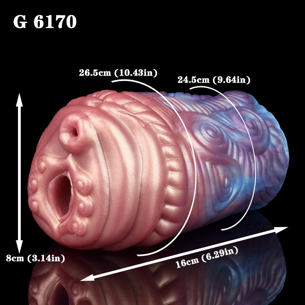 GEEBA Fantasy Dragon Male Masturbator Silicone Men Pussy Stroker Realistic Vaginal Sex Toys For Adult Onahole Penis Training