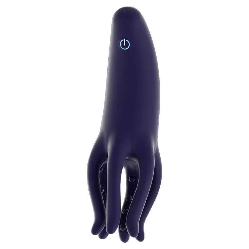 Glans Stimulate Trainer Vibrator Men Penis Delay Exerciser Stimulate Masturbation Massager Trainer Automatic Oral Sex Toy Men