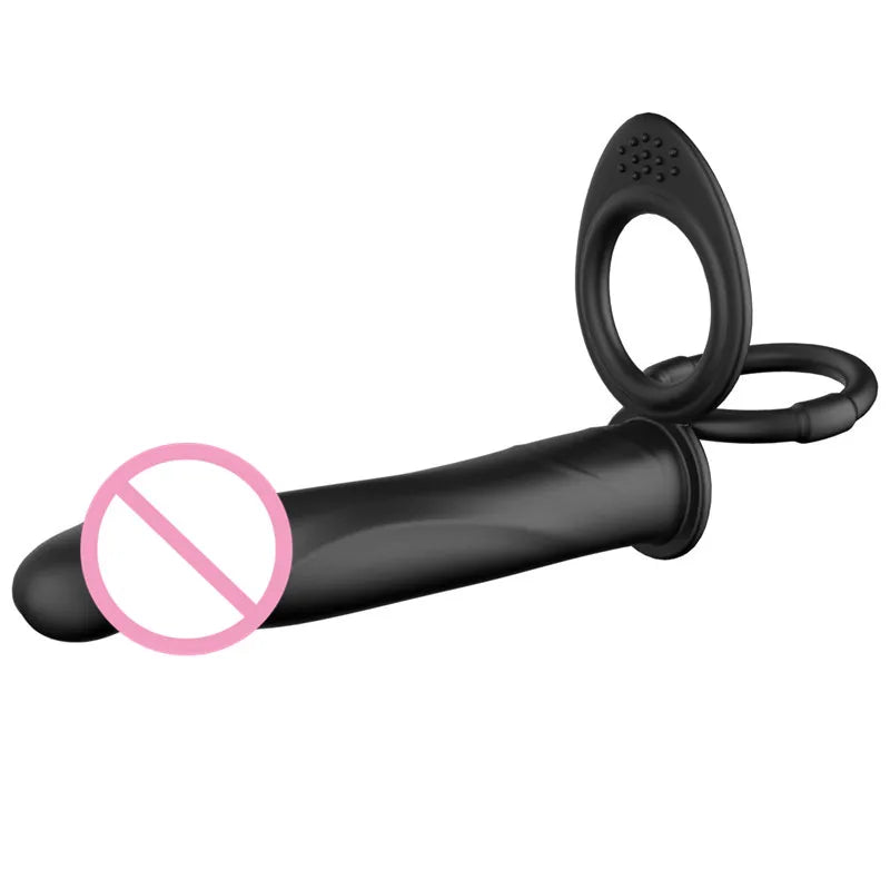 Strapon Double Penetrator Straps on Dildo Anal Butt Plug Penisring Sexspielzeug für Erwachsene Sexprodukt für Frauen Realistischer Dildo