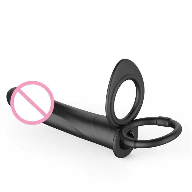 Strapon Double Penetrator Straps on Dildo Anal Butt Plug Penisring Sexspielzeug für Erwachsene Sexprodukt für Frauen Realistischer Dildo