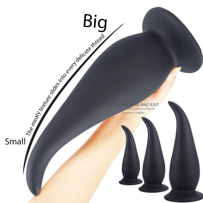 Huge Silicone Anal Plug Dildo Deep Butt plug Analplug Adult Toys for Men Women No Vibrator ASS Vaginal Dilator Anal Toy Sex Shop