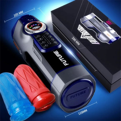 Leten 708-III Automatic Telescopic Male Masturbator Vagina Real Pussy Smart Heating Sucking Blowjob Moaning Oral Sex Toy For Men