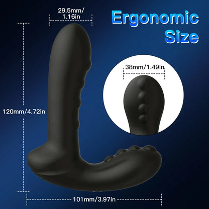 Male Prostate Massager Wiggle Anal Vibrators For Men Wireless Remote Butt Plug Vibrating Anus Masturbator Sex Toys For Couples