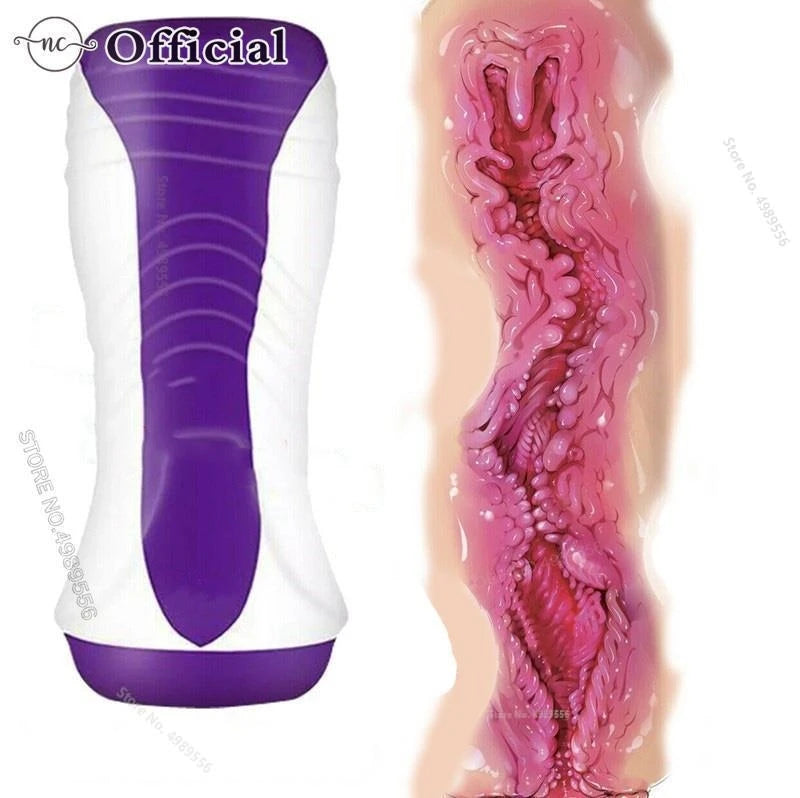 Pussy Male Masturbator Artificial Vagina Male Sex Toys Men Pocket Pusssy Mug Best-selling Airplane Cup Men's Masturbation 18