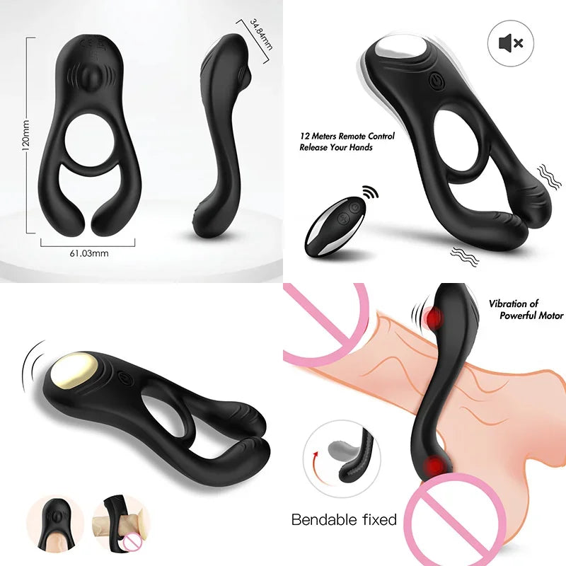 Real Man Toy Men's Finger Ring Goods For Adults 18 Sleeve For Penis Glans Sex Toy Couples Stimulation Erotics Adults Toyscap