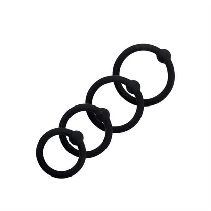 3/4pcs Penis Rings Sex Toys for Men Delay Ejaculation Cock Rings Dick Erection Silicone Male Chastity Adult Tools Sperm Trainer