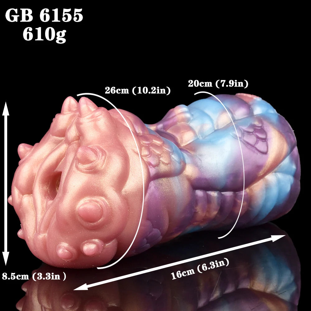 GEEBA Fantasy Dragon Male Masturbator Silicone Men Pussy Stroker Realistic Vaginal Sex Toys For Adult Onahole Penis Training