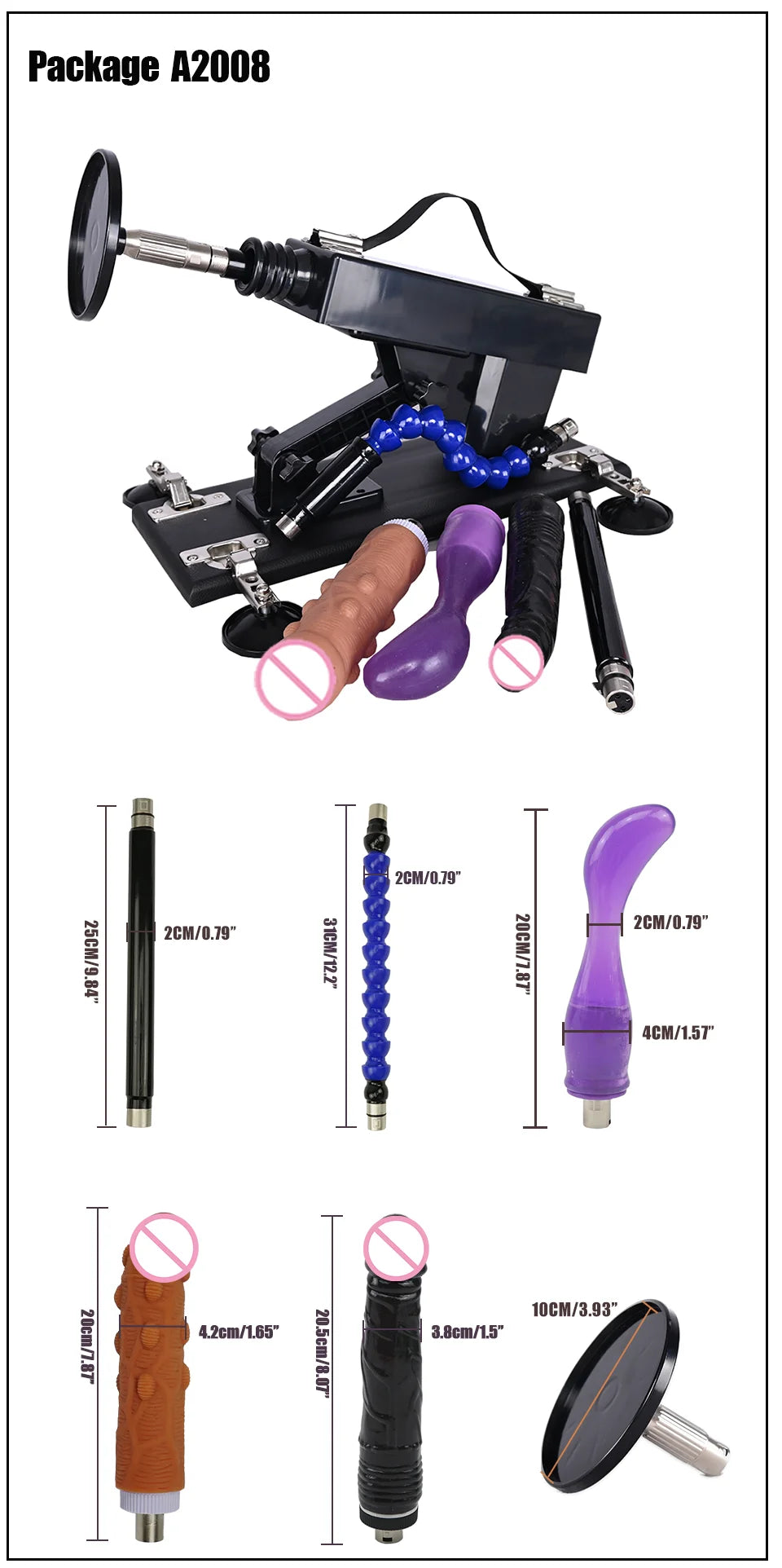 ROUGH BEAST A2 automatic sex machine sex toy vibrator with different dildos and anal ,masturbation machine for Women and men