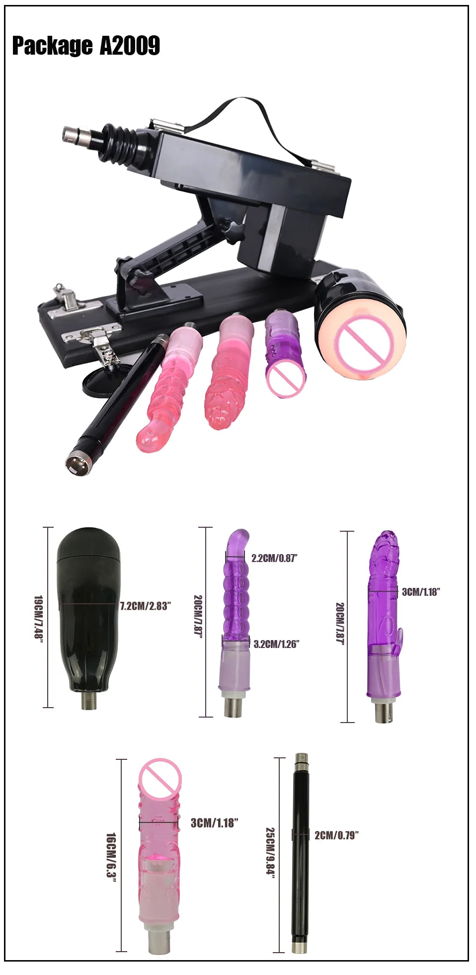 ROUGH BEAST A2 automatic sex machine sex toy vibrator with different dildos and anal ,masturbation machine for Women and men