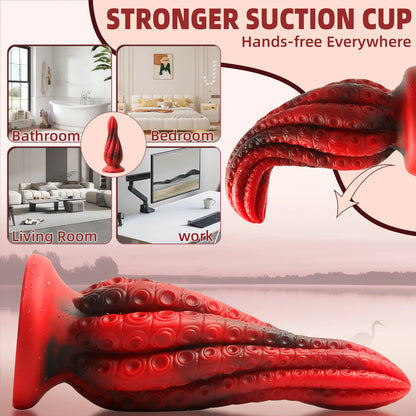 Fantasy Octopus Tentacles Anal Plug Monster Dildo Big Penis Penetration Butt Plug Prostate Massager Adult Sex Toys for Women/Men