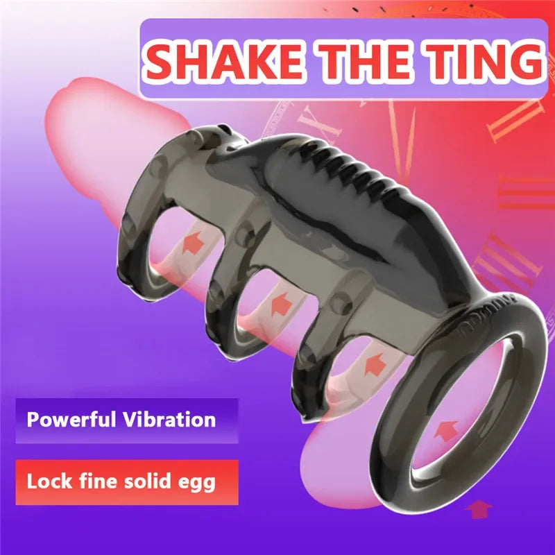 3 in 1 couple sucking vibrator with dual motor Cockring wireless cock ring adult sexy toys for men delay ejection penis