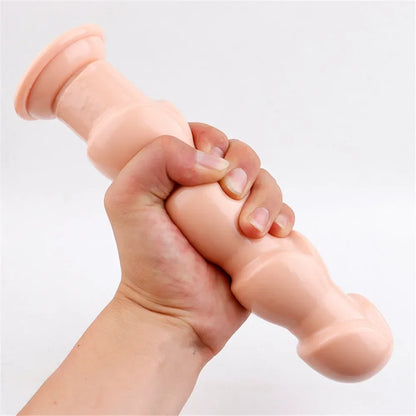 24CM Big Strong Suction Beads Dildo Butt Ball Anal Plug Toys for Women Men Adult Product Sex Shop