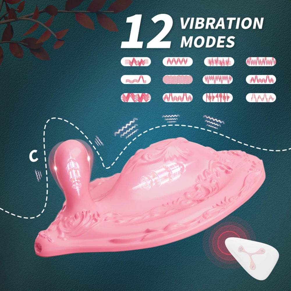 12 Mode Clitoris Stimulator Massager Egg Vibrator Prostate Massager Sex Toys for Women Men Adult Sex Shop