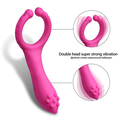 Vibrator Klitoris Stimulator Penisring Butt Plug Sexspielzeug für Männer Frauen Nippel Vagina Massage Flirten Erotisches Produkt für Paare