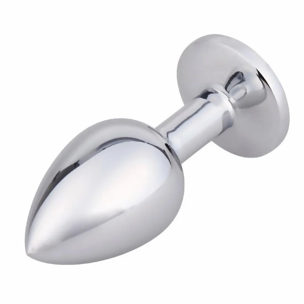 Luxury Jewelry Design Fetish Stainless Steel Anal Butt Plug Fantasy Sex Restraints SM Stimulation Adult Toys For Unisex 3 Pcs