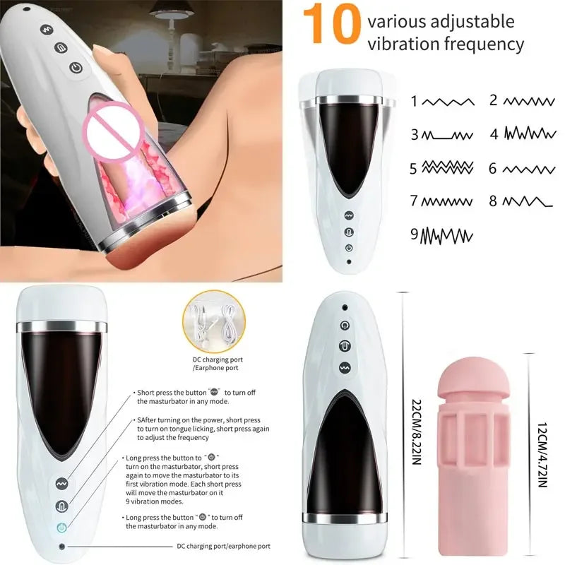 Am Vibrator Man Pussy Male Sucking Mastubator Penianano Fake Vagina Vagina Sex For Men Women Urethro Pick Adults Por