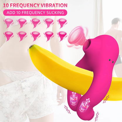 10 Frequency Sucking Vibrator Sex Shop Penis Ring Clit Sucker Cock Ring Adult Products Scrotum Massager Sex Toys for Couple