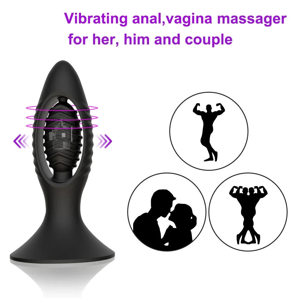 Analplug-Vibrator für Frauen, Sexspielzeug für Erwachsene, für Anfänger, Männer, Prostatamassagegerät, Paare, kabellose Steuerung, Buttplug, Masturbator, 18