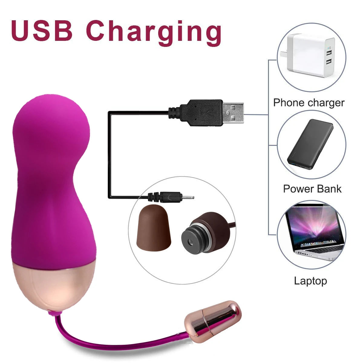 10 Speeds Sex Love Eggs USB Rechargeable Wireless Remote Control Vibrator Waterproof G-Spot kegel Vibrating Sex Toys for Woman