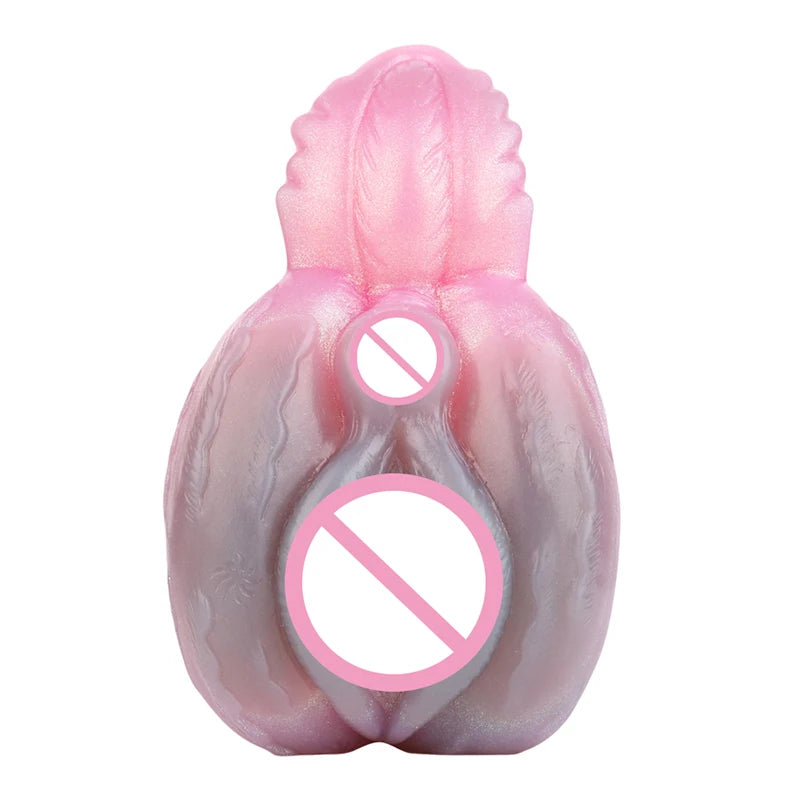 16.5*7.5cm Lovely Rabbit Realistic Vagina Tail Pocket Pussy Anal Hole Male Masturbator Adult Sex Toys for Men Masturbation Cup