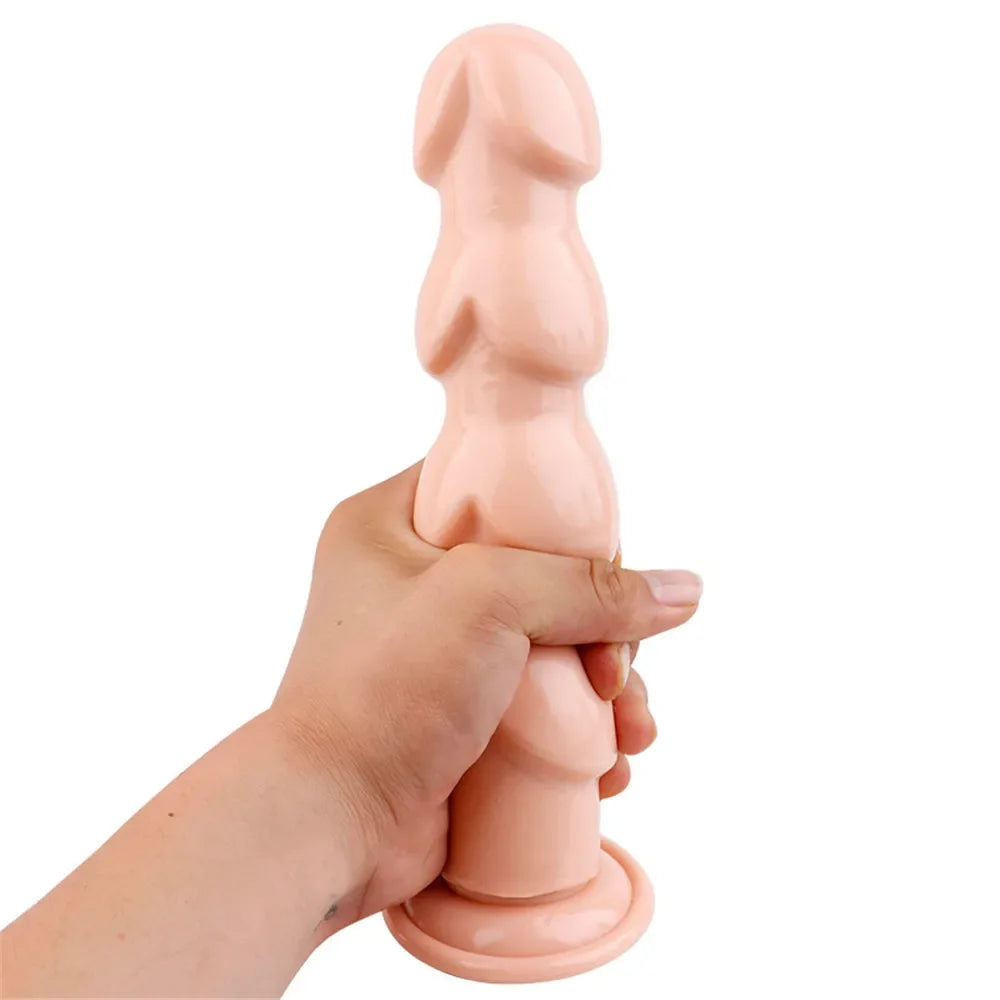 24CM Big Strong Suction Beads Dildo Butt Ball Anal Plug Toys for Women Men Adult Product Sex Shop