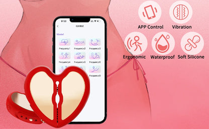 App-Steuerung Vibrierender Nippelklemmen-Vibrator für Frauen Enhancer Brustmassage Stimulator BDSM Sexspielzeug für Erwachsene für Frauen Paare