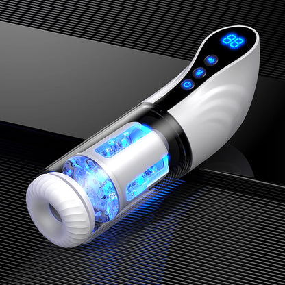 Automatic Male Masturbation Cup With Lcd Display 9 Thrusting Rotating Suction Masturbator Pocket Pussy Penis Stroker Sex Toy Men