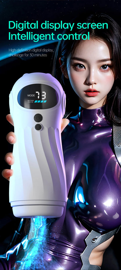 APP Remote Automatic Sucking Male Masturbator Cup Real Vagina Vibration Blowjob Masturbation Heated Sex Machines Toys For Man