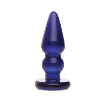 Blue Crystal Glass Anal Plug Bead Dildo Sex Products Butt Plug Stimulator Masturbator Adult Glass Sex Toys For Men Women Gay